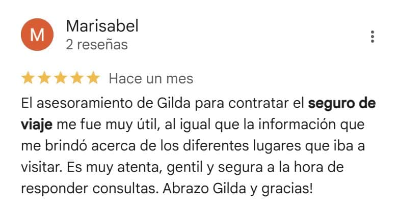 seguro de viaje