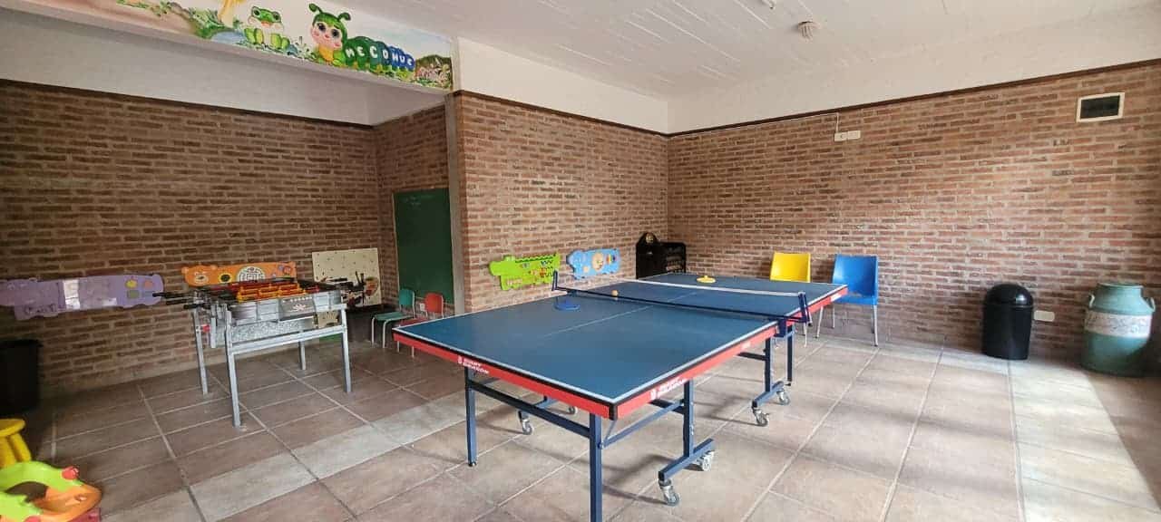 Salón de juegos para familias en Cabañas Mecohue

